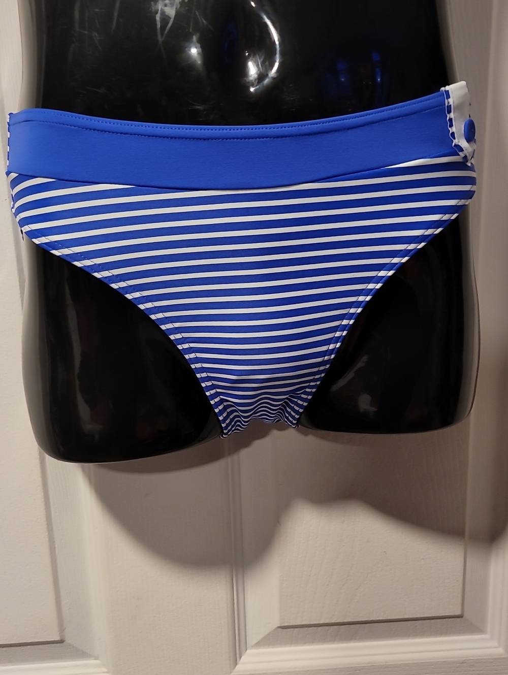 Freya Blue & White Striped Swimwear - Picture 2 of 5